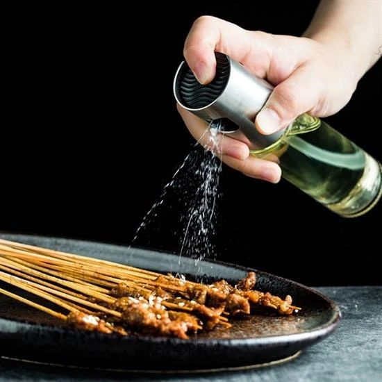 BUFFER® 100ml Kapasiteli Şeffaf Spreyli Yağdanlık Sosluk Yağ Püskürtücü Yağ Şişesi - Resim 4