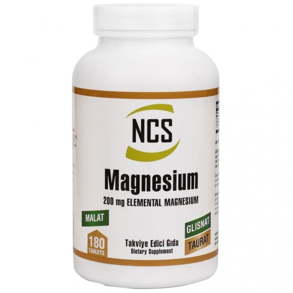 Magnesium (magnezyum) Malat Glisinat Taurat 180 Tablet