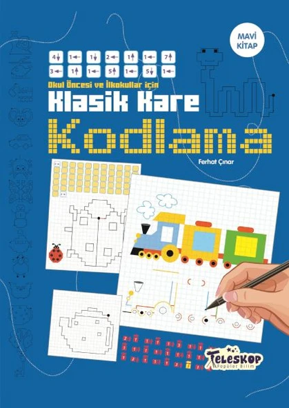 Klasik Kare Kodlama Mavi Kitap ürün görseli
