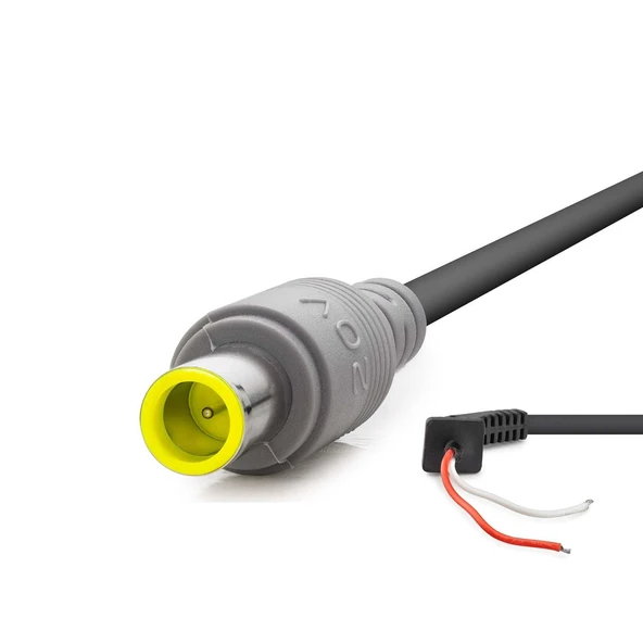 Notebook Adaptör Kablosu 7.9*5.0 Lenovo/Ibm 30W-90W 1.2M Siyah HDX5545 ürün görseli