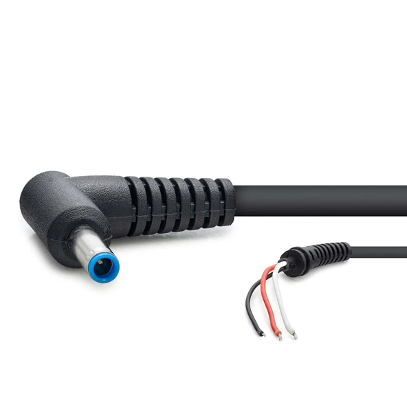 Notebook Adaptör Kablosu 3Lü 4.5*3.0 Hp 30W-90W 1.2M Siyah HDX5554 ürün görseli