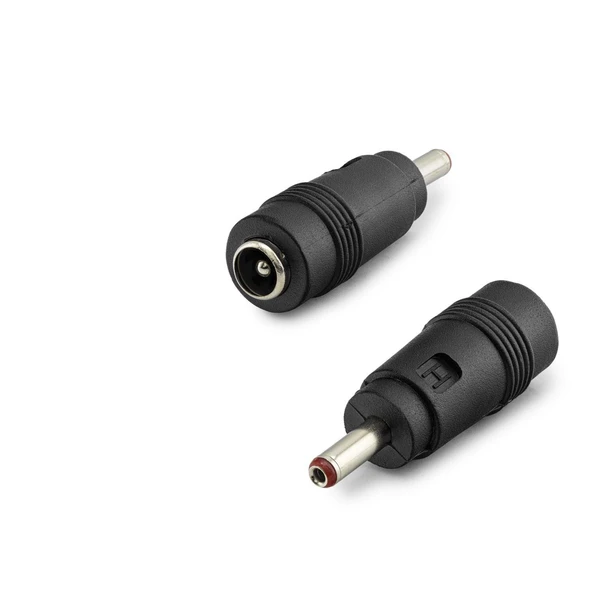 Notebook Adaptör Ucu Çevirici 3.5*1.35 (M) To 5.5*2.5 (F) 10Lu Paket Siyah HDX1314 ürün görseli