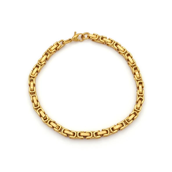 Altın Kaplama Kral Erkek Bileklik EBLK-528 ürün görseli