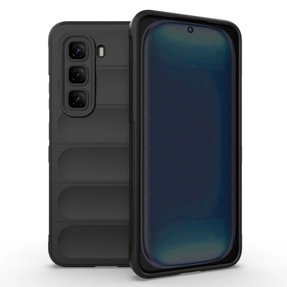 İnfinix Hot 50 4G Kılıf Oyuk Tasarımlı Veltox Premium Esnek TPU Silikon Kapak ürün görseli