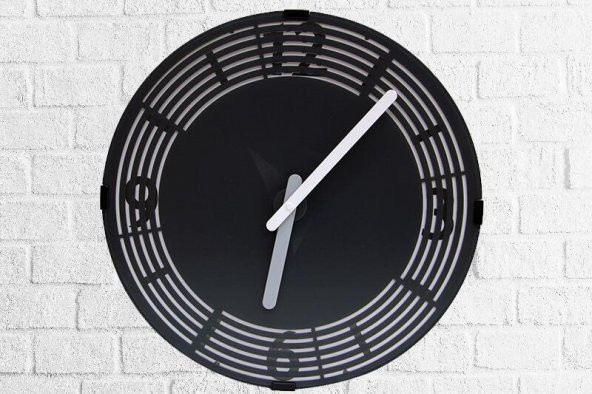 Bottom Stroke Saat Hareketli Koşan At Duvar Saati Dekoratif Ev Ofis Hediyelik - Resim 2