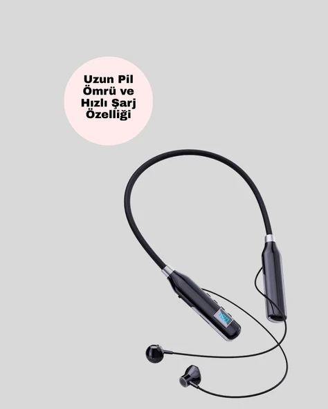 Ergonomik Tasarımlı IPX4 Suya Dayanıklı Bluetooth Kulaklık - Resim 3