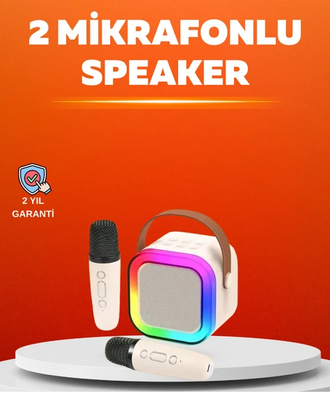 Ses Efektli Mikrofonlu Kablosuz Karaoke Sistemi ürün görseli