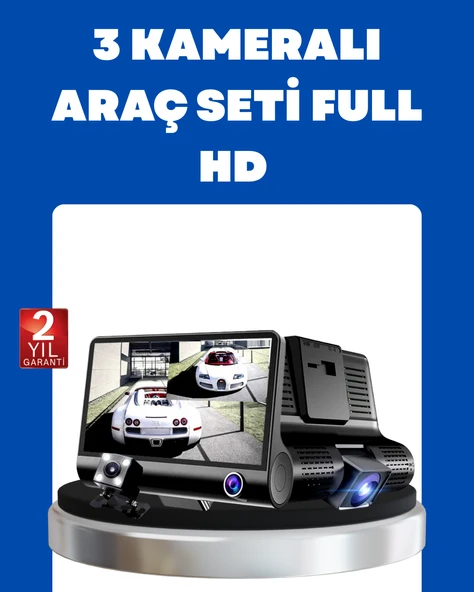 G-Sensör, Park Modu ve Döngüsel Kayıt Destekli Araç DVR - 1