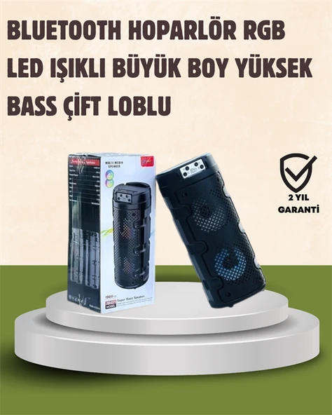 Kompakt Tasarım, Yüksek Ses Performansı – Çoklu Giriş Seçenekli Kablosuz Hoparlör (Bluetooth, USB, SD Kart, AUX) ürün görseli