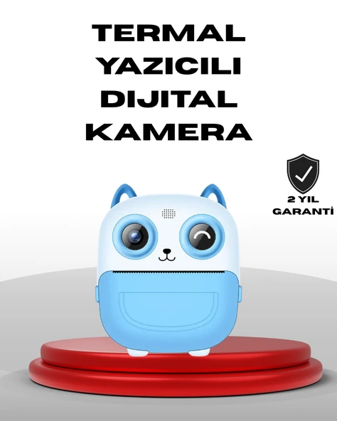 Çocuklar İçin Anında Baskı Dijital Kamera 48MP Full HD - 1