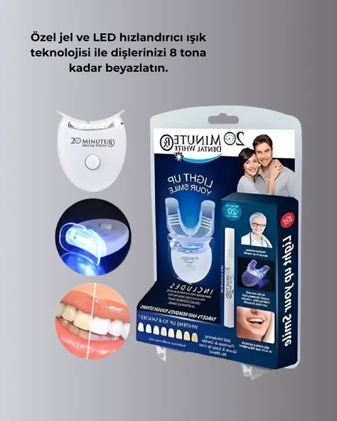 20 Dakikada Hızlı Etkili Diş Beyazlatıcı Cihaz - Resim 4
