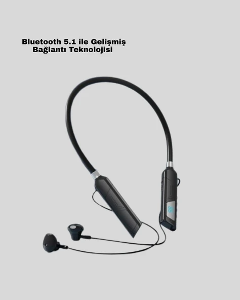 Ergonomik Tasarımlı IPX4 Suya Dayanıklı Bluetooth Kulaklık - Resim 4