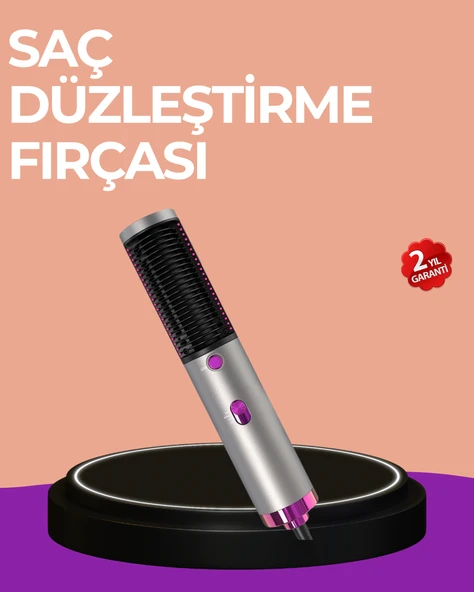 Hacim Veren ve Saç Elektriklenmesini Önleyen Sıcak Hava Fırçası ürün görseli