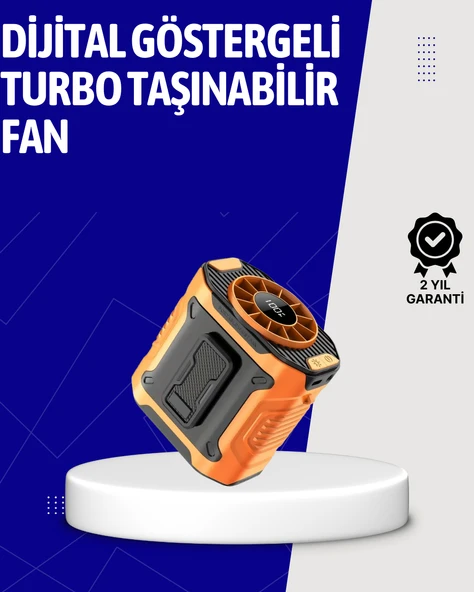 5000mAh Şarjlı Soğutma Fanı Taşınabilir ürün görseli 1