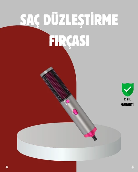 Elektriklenme Önleyici İyonik Saç Şekillendirme Fırçası ürün görseli