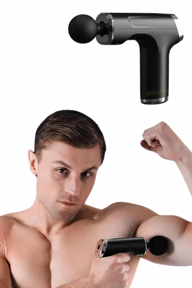 Masaj Tabancası 24v Type-c Hızlı Şarj Girişli Masaj Aleti Uzun Ömürlü - Resim 3