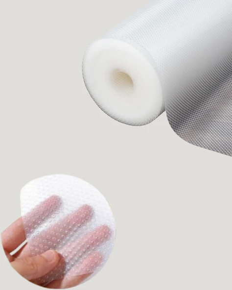 Kaydırmaz şeffaf raflık çekmece örtüsü 45x300 cm - 5