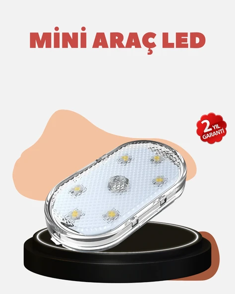 USB Şarjlı Kablosuz Manyetik Montajlı Mini LED Işık ürün görseli 1