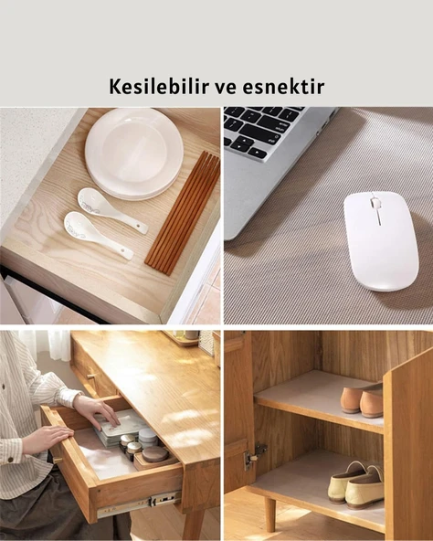 kaydırmaz şeffaf raflık - 4