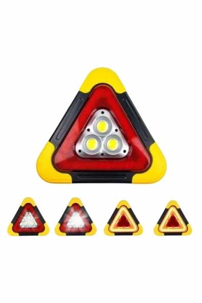Reflektör Güneş Enerjili Taşınabilir Portatif Acil Güvenlik Işığı Araba Acil Uyarı Işığı ürün görseli