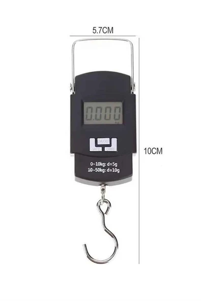 Profesyonel El Terazisi El Kantarı 50 Kg Dijital Göstergeli Tartı - Resim 4