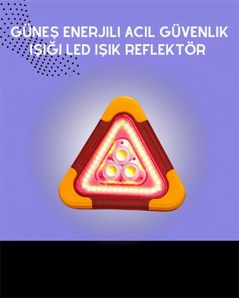 USB Şarjlı Çok Modlu Acil Durum Feneri - Resim 2