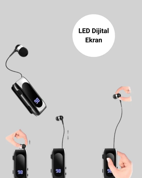 DS-F210 Kablosuz Kulaklık – 25 Saat Kullanım & Hızlı Şarj - 5