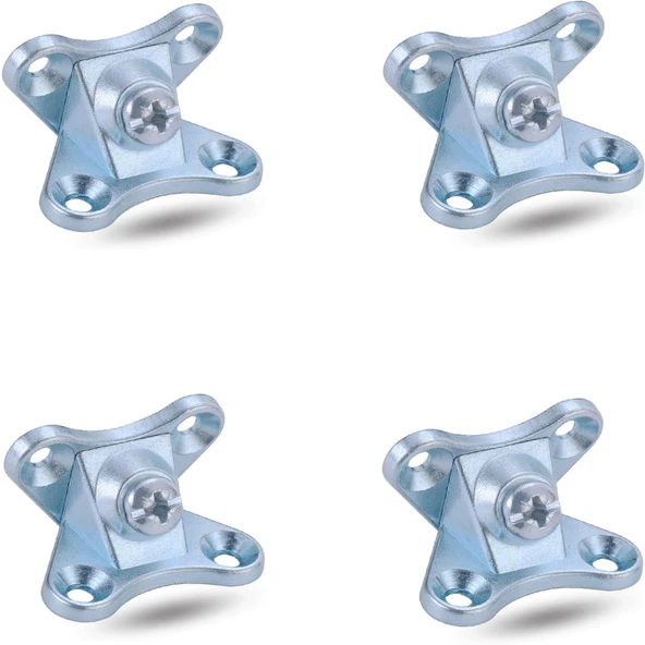 Açılı T Bağlantı Çektirme Zamak Çinko Köşe Birleştirme Kelebek (4 Adet) ürün görseli