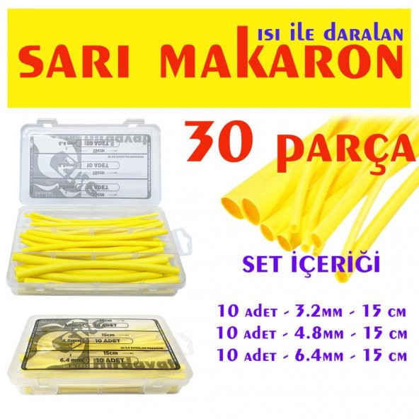 Sarı Makaron Seti