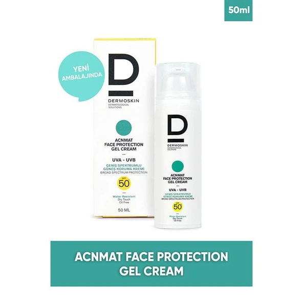 Dermoskin Acne Mat Spf50+ Güneş Koruyucu Jel Krem 50 ml ürün görseli