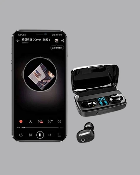 A10s TWS Bluetooth 5.0 Kulaklık – Powerbank’li Şarj Kutusu, Dokunmatik Kontrol, Gerçek Stereo - 2