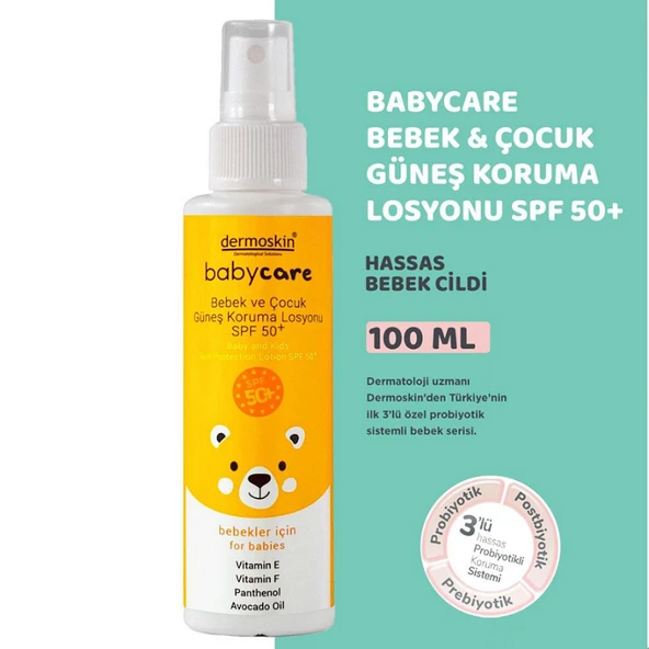 Dermoskin Babycare Güneş Koruma Losyonu Spf50+ 100 Ml - Resim 2