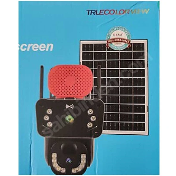 O-kam-3815 4g 6mp Dual Lens Solar Ptz Güneş Panelli Kamera - 4
