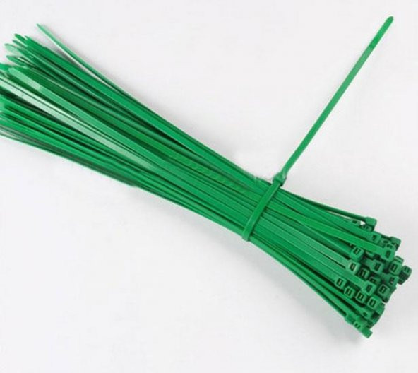 Kablo Bağı Yeşil Renk 2,5x100 GWEST - 100 ADET
