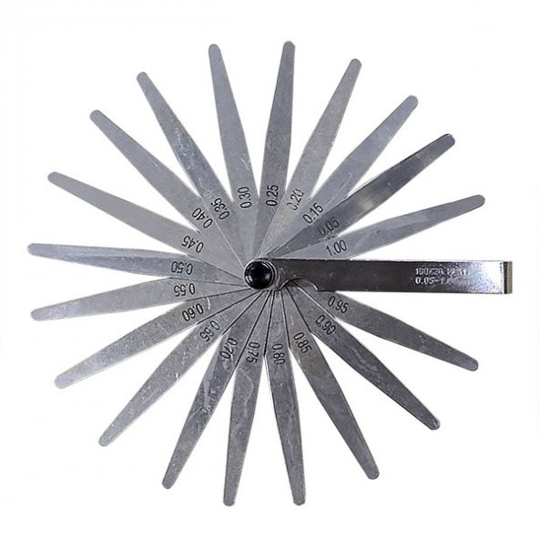 Blatt Sentil - Filler Çakısı 0.05-1.0mm 100mm boy - 20 Parça - 2