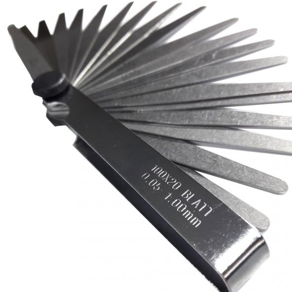 Blatt Sentil - Filler Çakısı 0.05-1.0mm 100mm boy - 20 Parça - 3