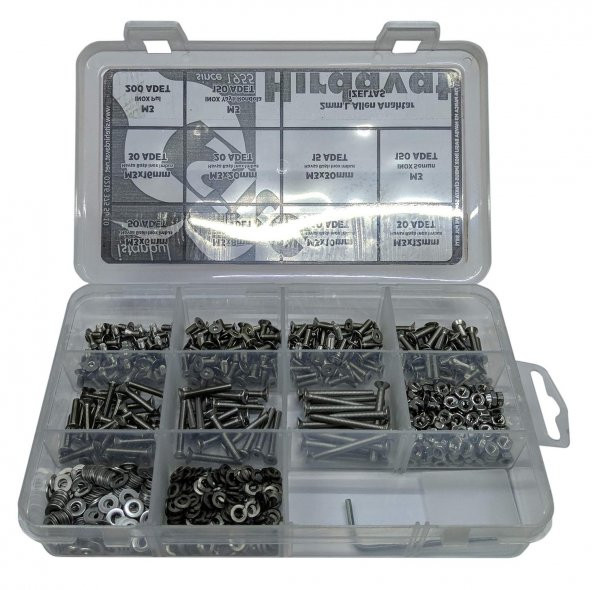 736 Parça M3 HB Inox Imbus Seti - 2