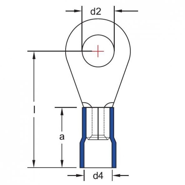 GYU1002 Yuvarlak Uçlu İzoleli Kablo Ucu 40 Adet - 2
