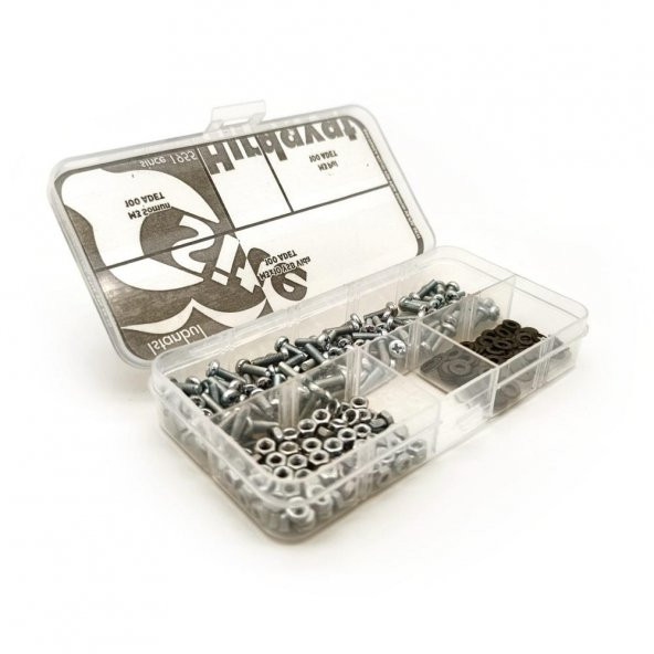 M3x10 YSB Vida Somun ve Pul Seti, 300 Parça - 4