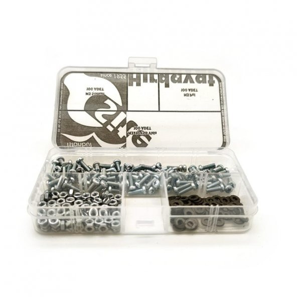 M3x10 YSB Vida Somun ve Pul Seti, 300 Parça - 5