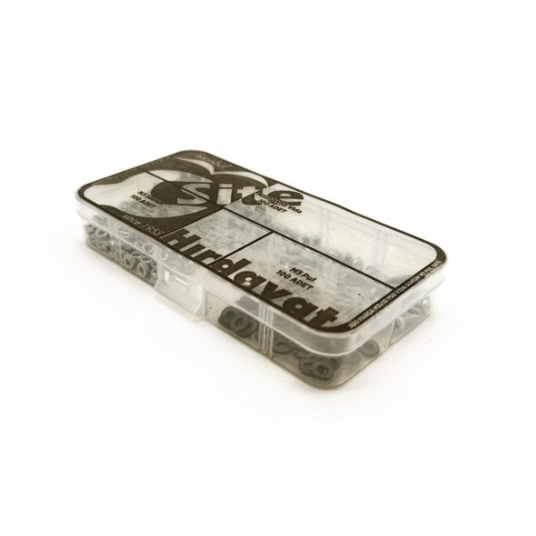 M3x10 YSB Vida Somun ve Pul Seti, 300 Parça - 6