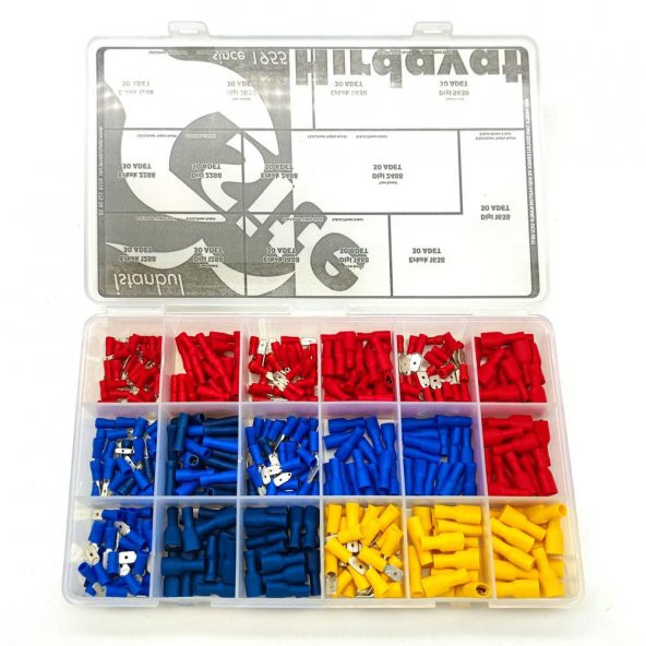 Tam İzoleli Faston Terminal Seti, Dopdolu Paket 420 Parça - 2