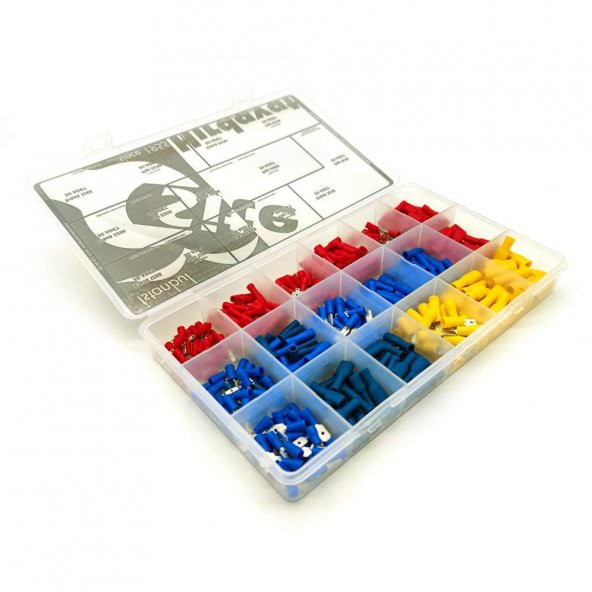 Tam İzoleli Faston Terminal Seti, Dopdolu Paket 420 Parça - 4