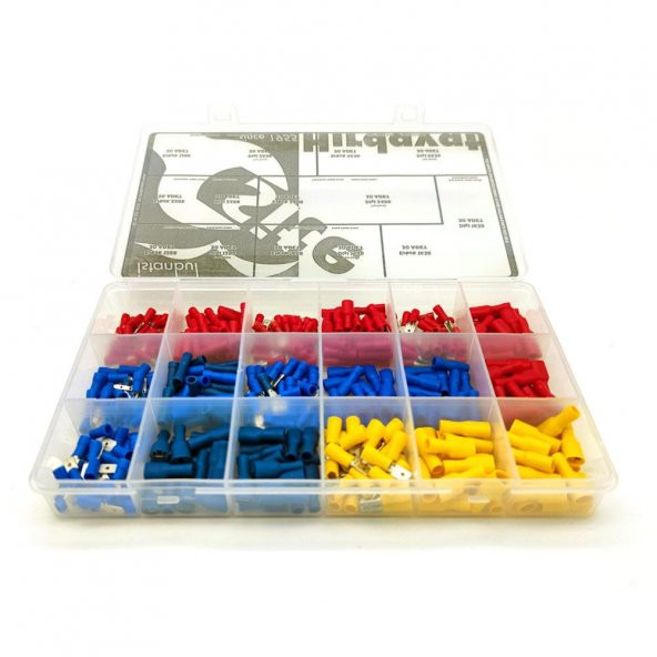 Tam İzoleli Faston Terminal Seti, Dopdolu Paket 420 Parça - 5