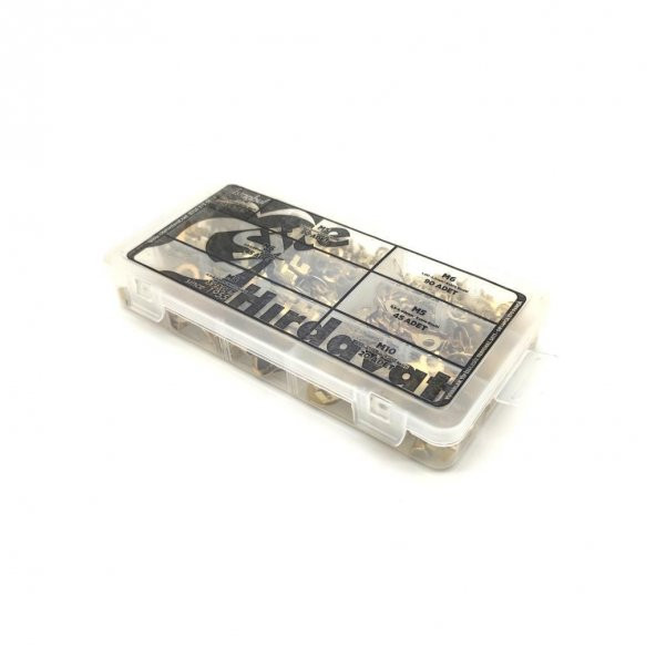 370 Parça İzolesiz Yuvarlak Tip Kablo Ucu Seti - 4