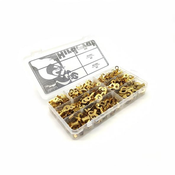 495 Parça İzolesiz Yuvarlak Tip Kablo Ucu Seti - 6