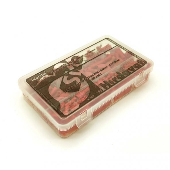 300 Parça Tam İzoleli Erkek ve Dişi Faston 4.8mm - 0.5-1.5mm² - 3