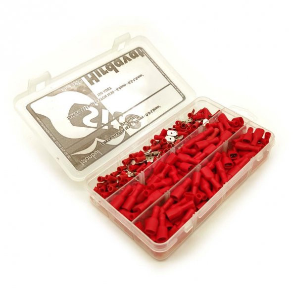 300 Parça Tam İzoleli Erkek ve Dişi Faston 4.8mm - 0.5-1.5mm² - 6