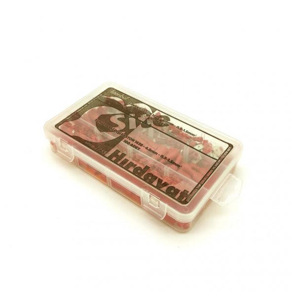 200 Parça Tam İzoleli Erkek ve Dişi Faston 4.8mm - 0.5-1.5mm² - 4