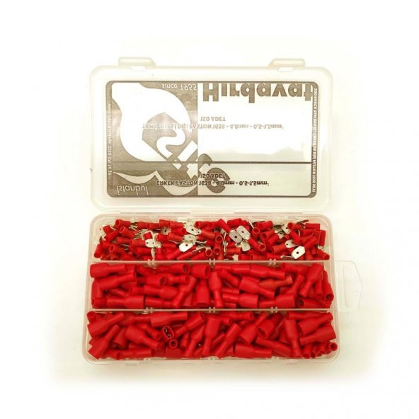 300 Parça Tam İzoleli Erkek ve Dişi Faston 4.8mm - 0.5-1.5mm² - 8